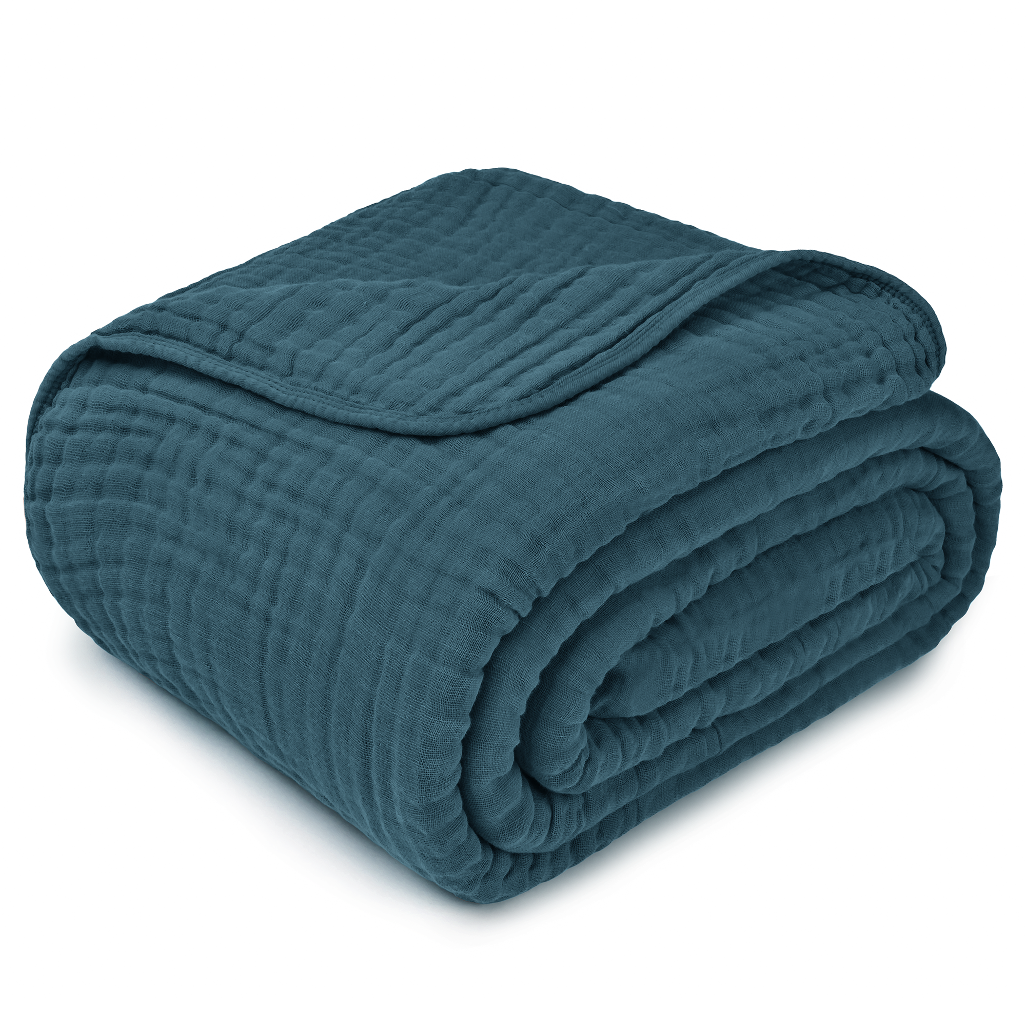 Muslin Blanket for Adults, 6-Layer Bedding by Comfy Cubs