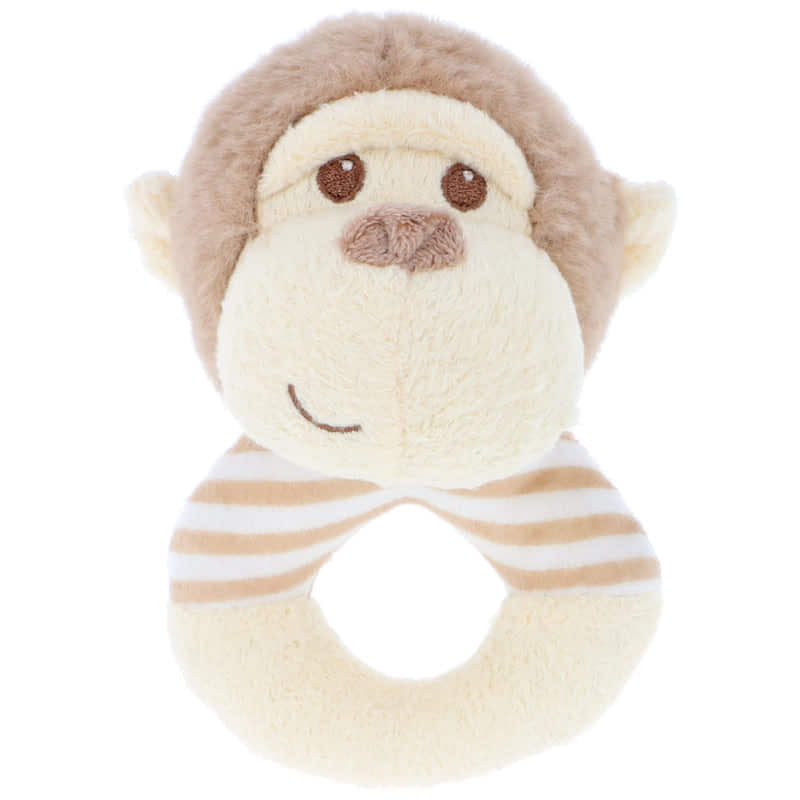 Plush baby rattle