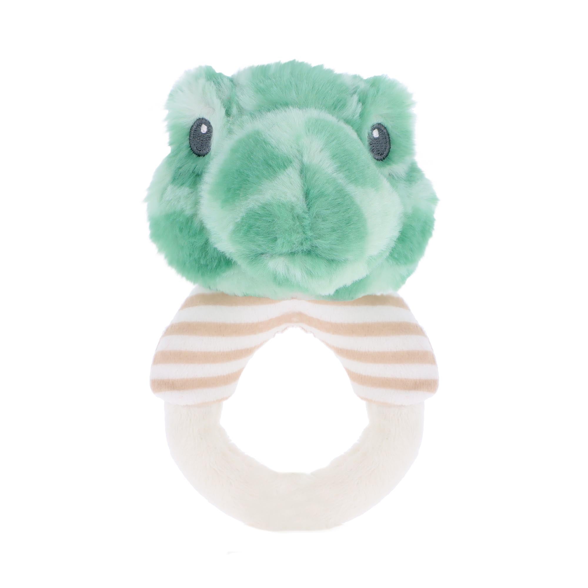 Plush baby rattle