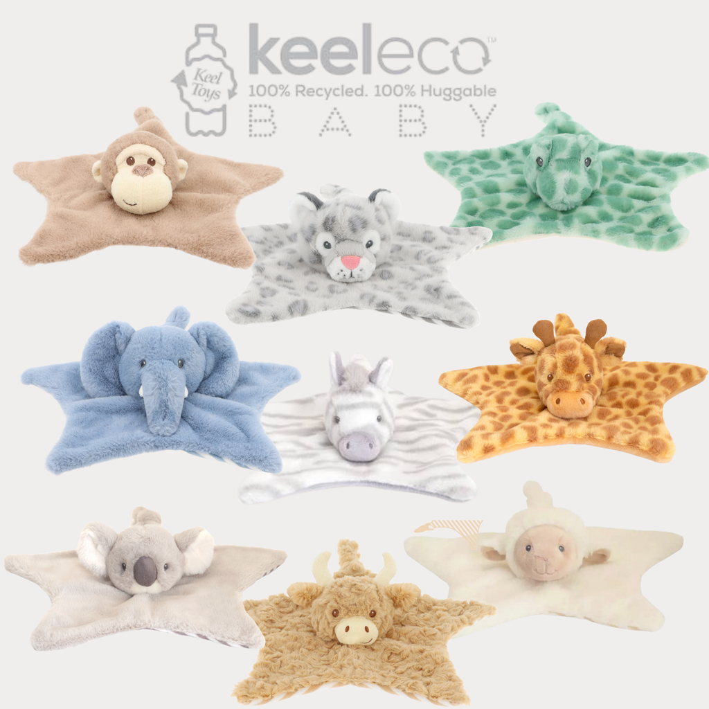 Plush baby comforter