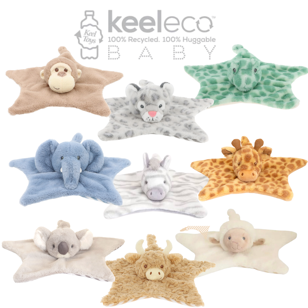 Plush baby comforter